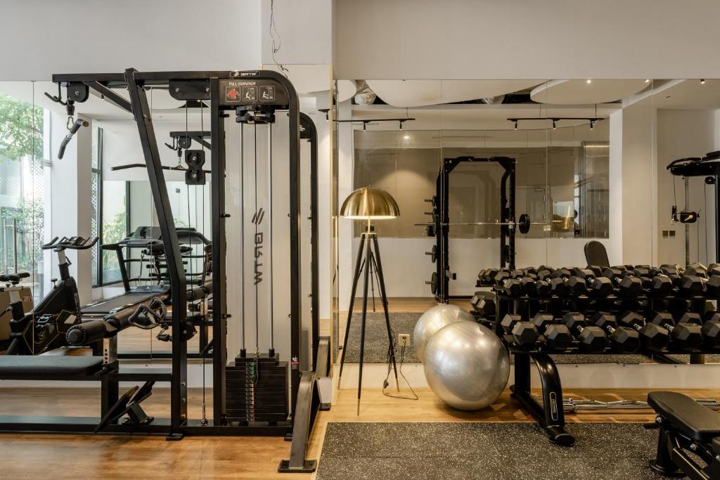 Fitness centrum a/nebo fitness zařízení v ubytování The Zénith, By Harrys