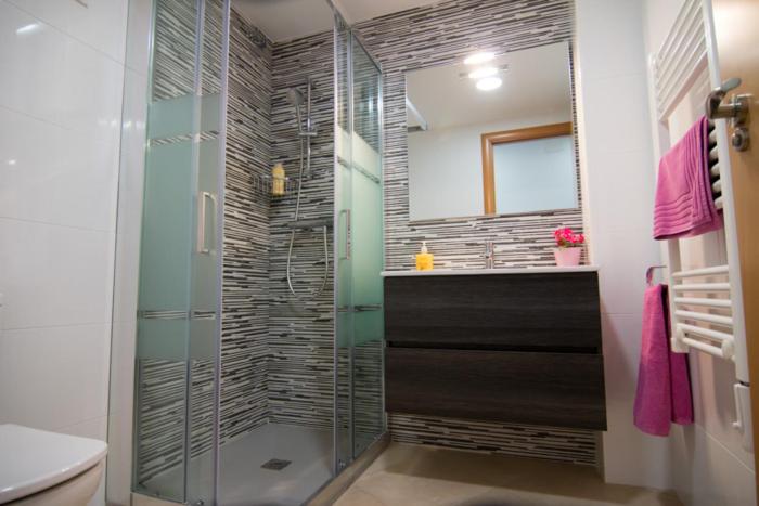 Kúpeľňa v ubytovaní Apartament Bagà