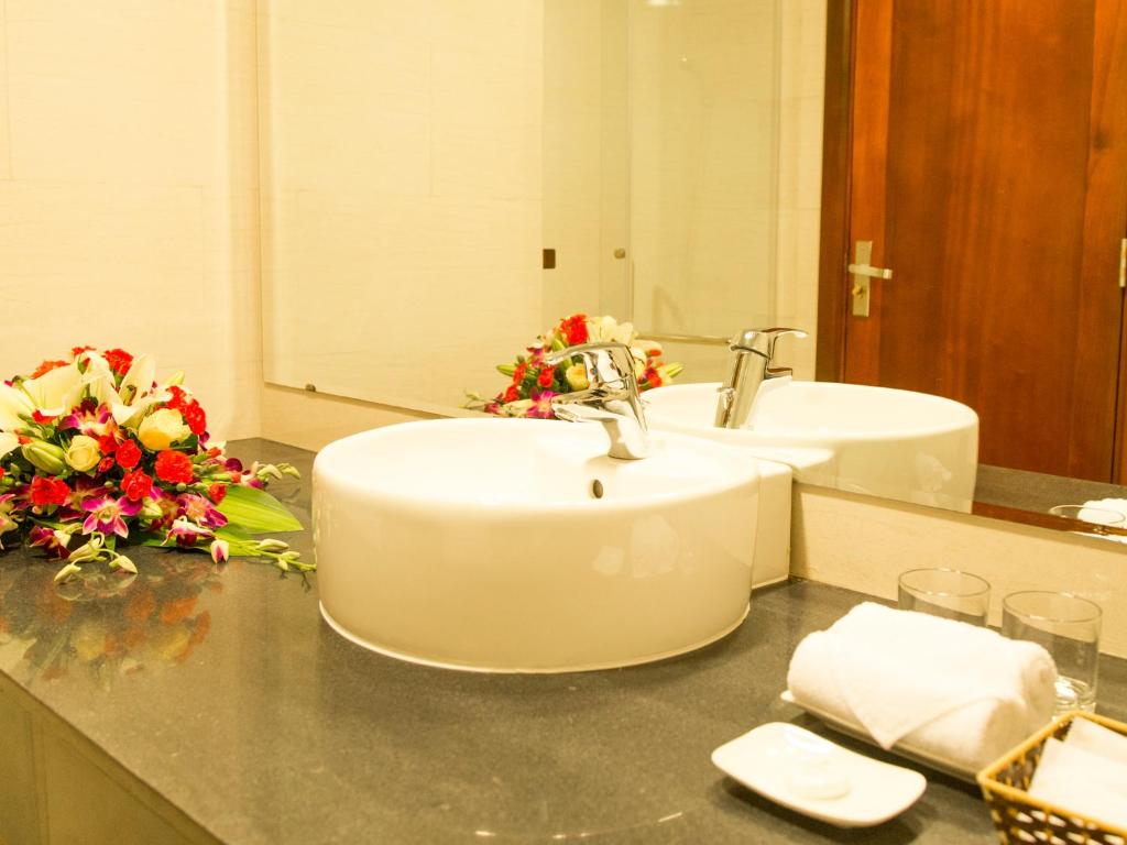Koupelna v ubytování Da Nang Han River Hotel