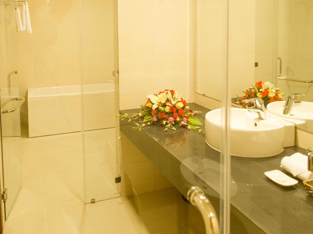 Koupelna v ubytování Da Nang Han River Hotel
