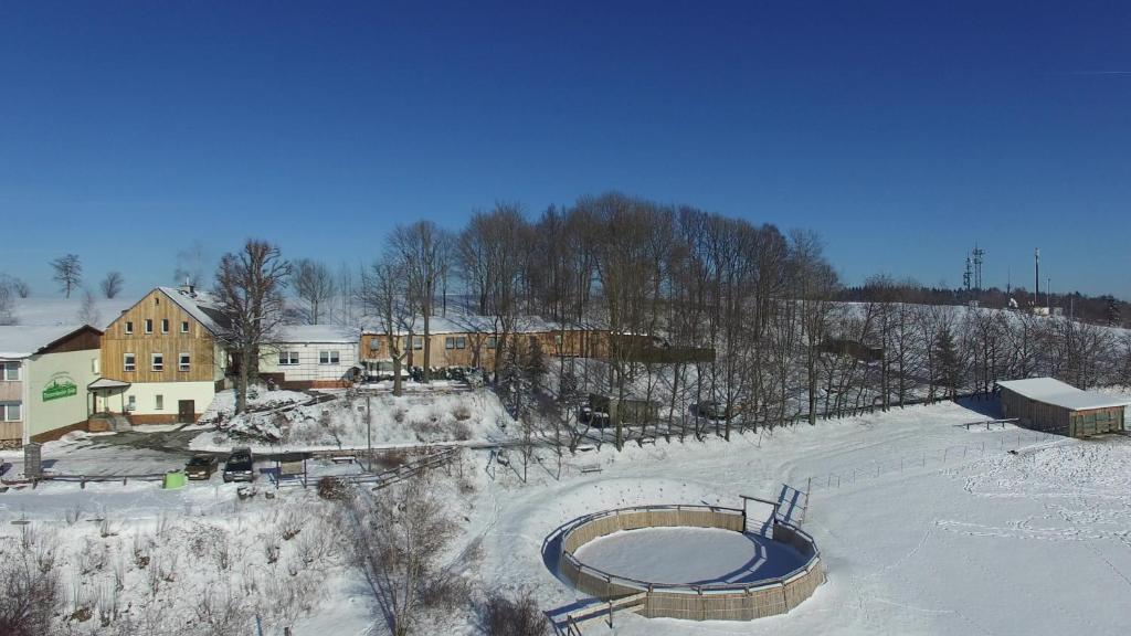 Landgasthof Dittersdorfer Höhe v zimě