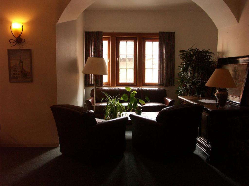 Posezení v ubytování Hotel Restaurant Toscana Naumburg