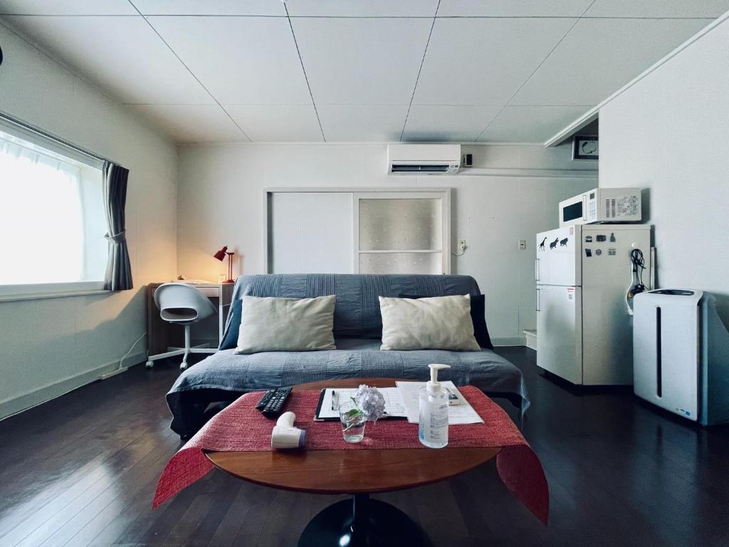 Χώρος καθιστικού στο Yadomachi sakura - Vacation STAY 54783v