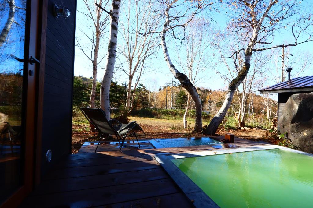 Bazén v ubytování Shiga Kogen Lodge nebo v jeho okolí