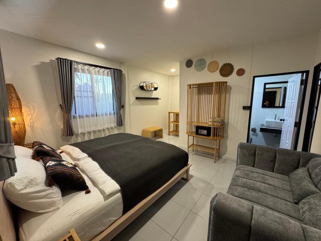 Postel nebo postele na pokoji v ubytování 7Senses Resort