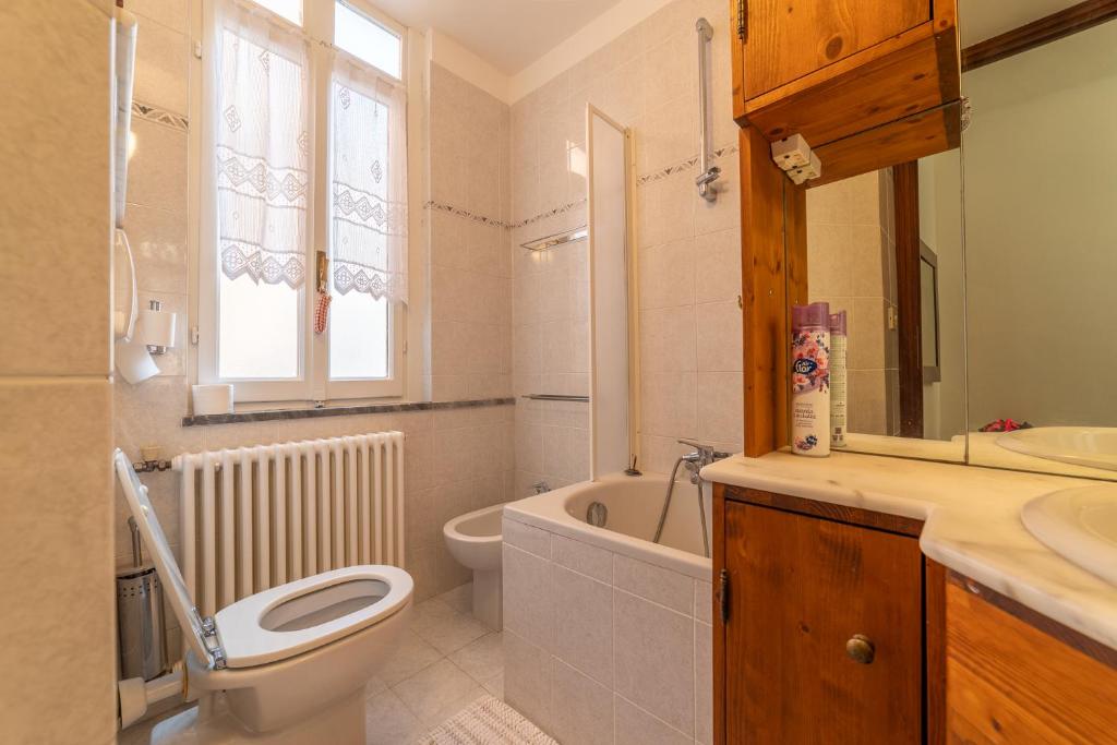 Koupelna v ubytování Casa Molinari
