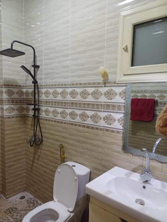 Koupelna v ubytování Villa Carimo