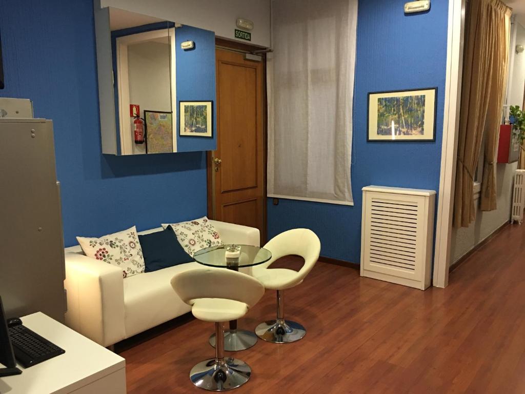 Posezení v ubytování Hotel Pelayo
