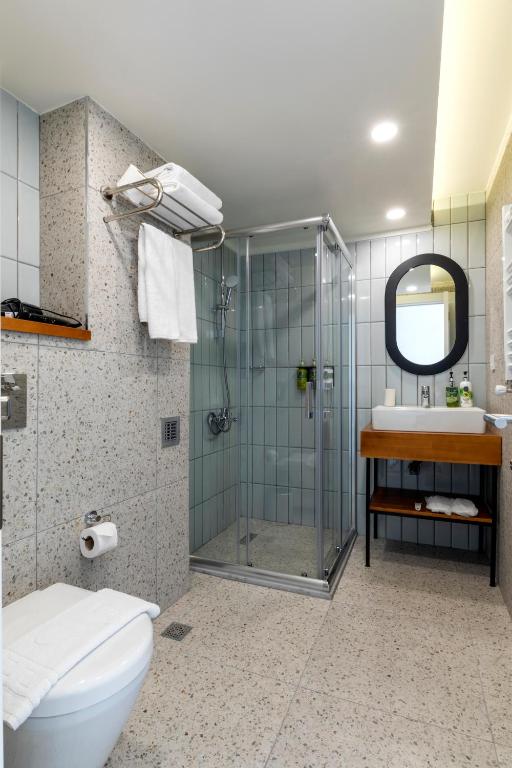 Koupelna v ubytování Union Hotel Karaköy