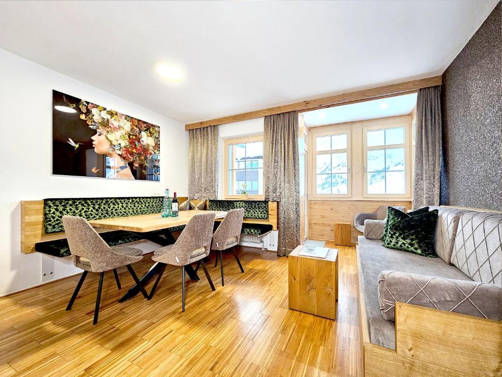Posezení v ubytování Aparthotel Bernhof