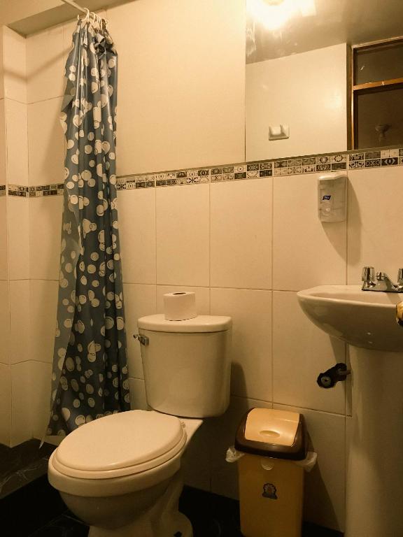 Koupelna v ubytování Nafis Casona Apu Linli Pisac