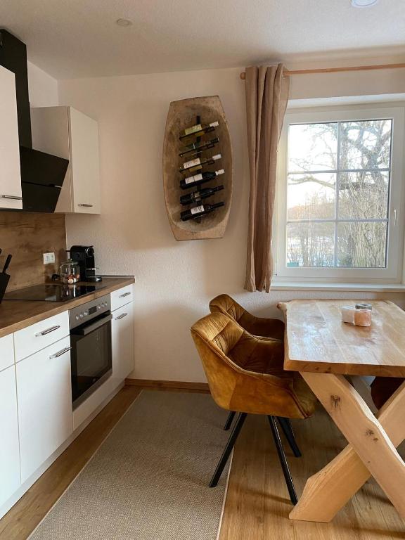Kuchyň nebo kuchyňský kout v ubytování Ferienhaus in Mariahof