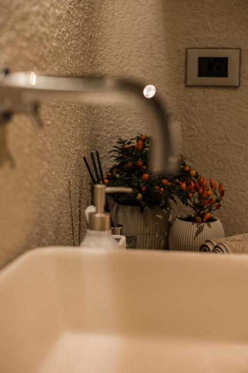 Koupelna v ubytování Orama Suite & Spa