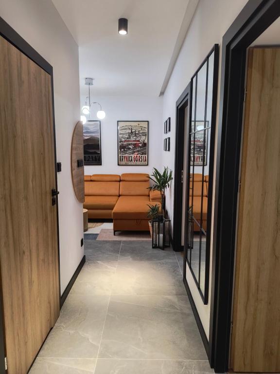 Ruang duduk di Apartament Blues
