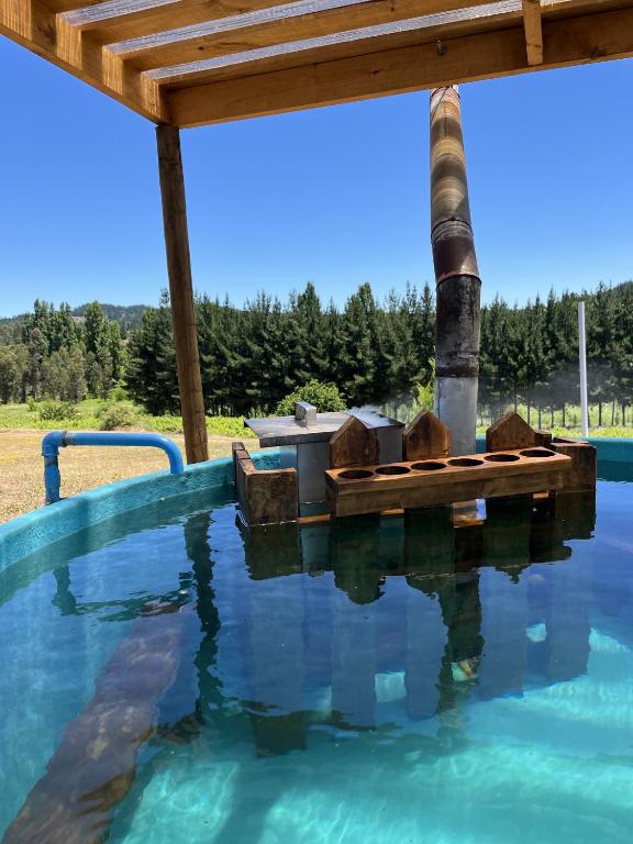 Bazén v ubytování Sanroke Lodge nebo v jeho okolí