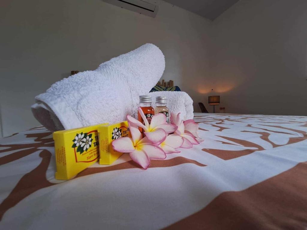 FARE HEI - Maison 2 chambres avec Piscine privée et accès plage - photo 12 - Moorea, Polynésie