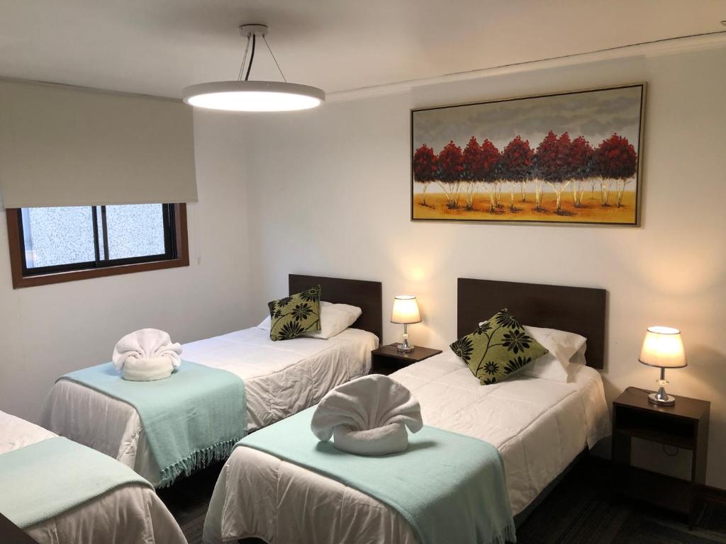 Postel nebo postele na pokoji v ubytování Resplendor Hotel