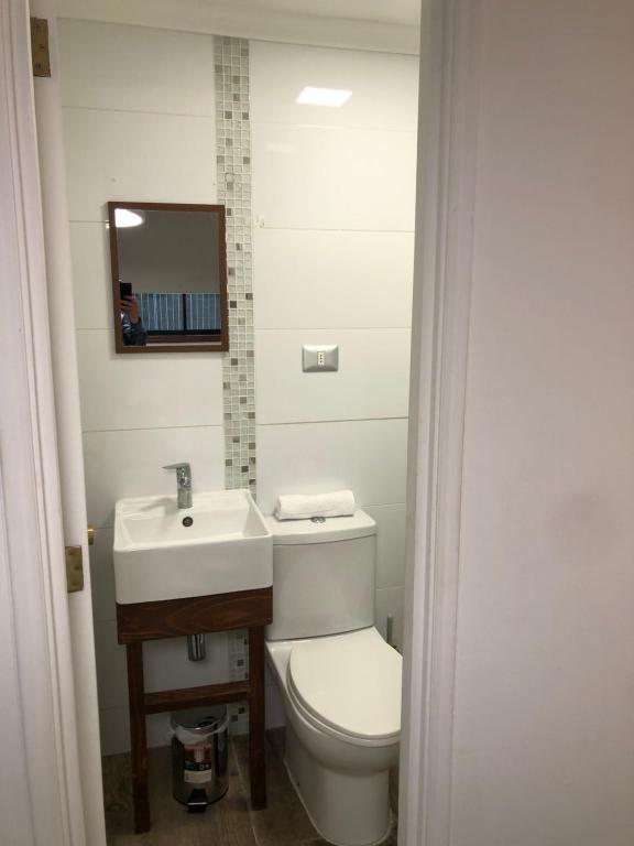 Koupelna v ubytování Resplendor Hotel