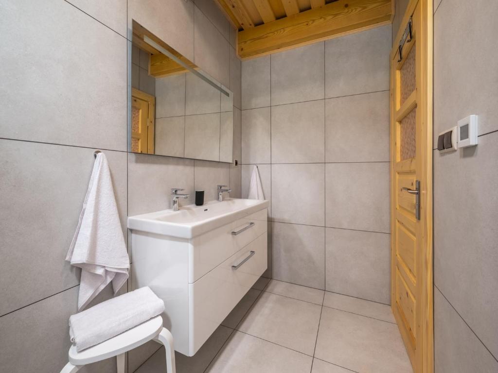 Koupelna v ubytování Tranquil villa in Velke Karlovice