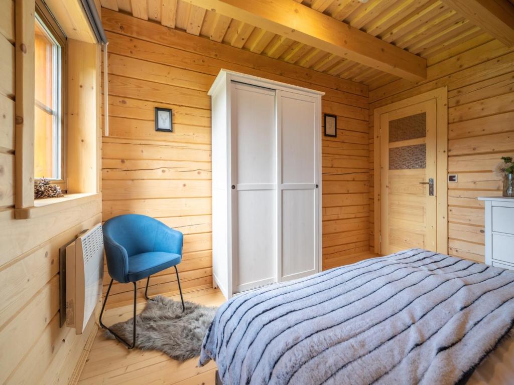 Postel nebo postele na pokoji v ubytování Tranquil villa in Velke Karlovice