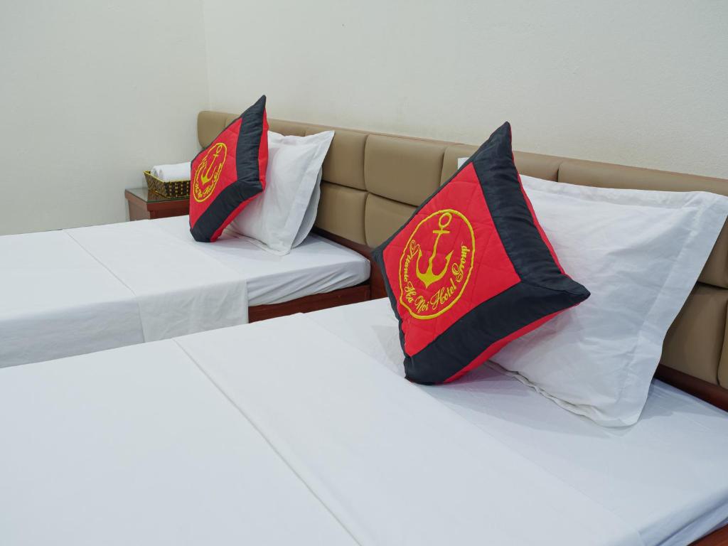 Postel nebo postele na pokoji v ubytování TITANIC 3 HOTEL