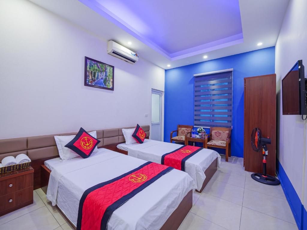 Postel nebo postele na pokoji v ubytování TITANIC 3 HOTEL