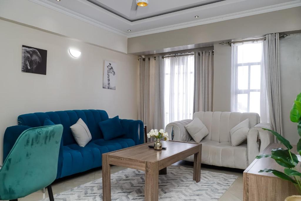 Posezení v ubytování Cosy Flamingo furnished apartments