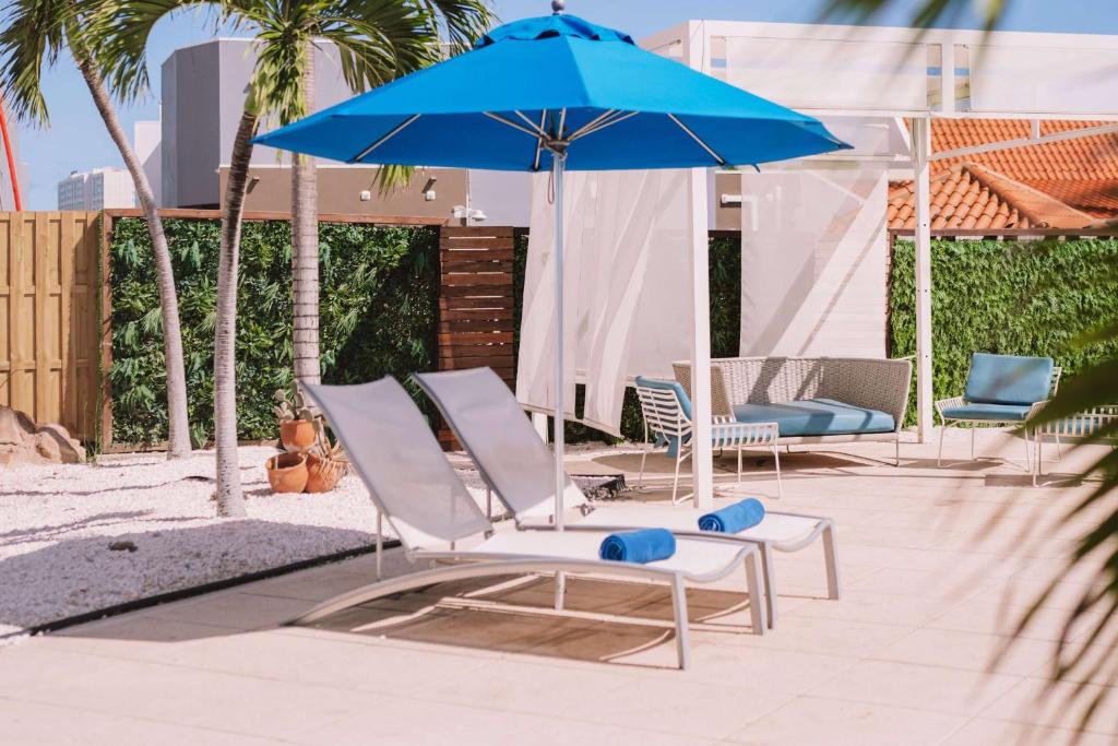 Patio nebo venkovní prostory v ubytování TRYP by Wyndham Aruba