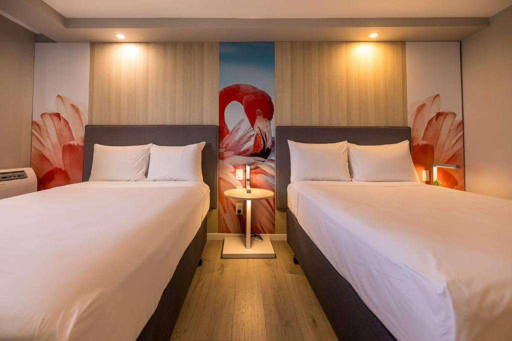 TRYP by Wyndham Aruba Adults Only Hotel - Premier Double Room With Two Double Beds