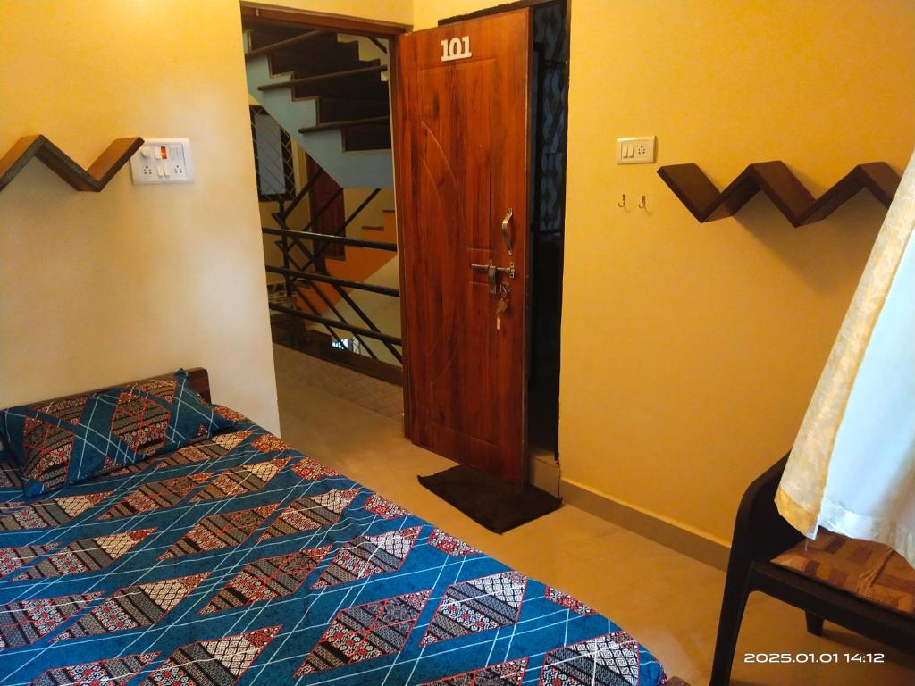 Postel nebo postele na pokoji v ubytování NO NAME GUESTHOUSE