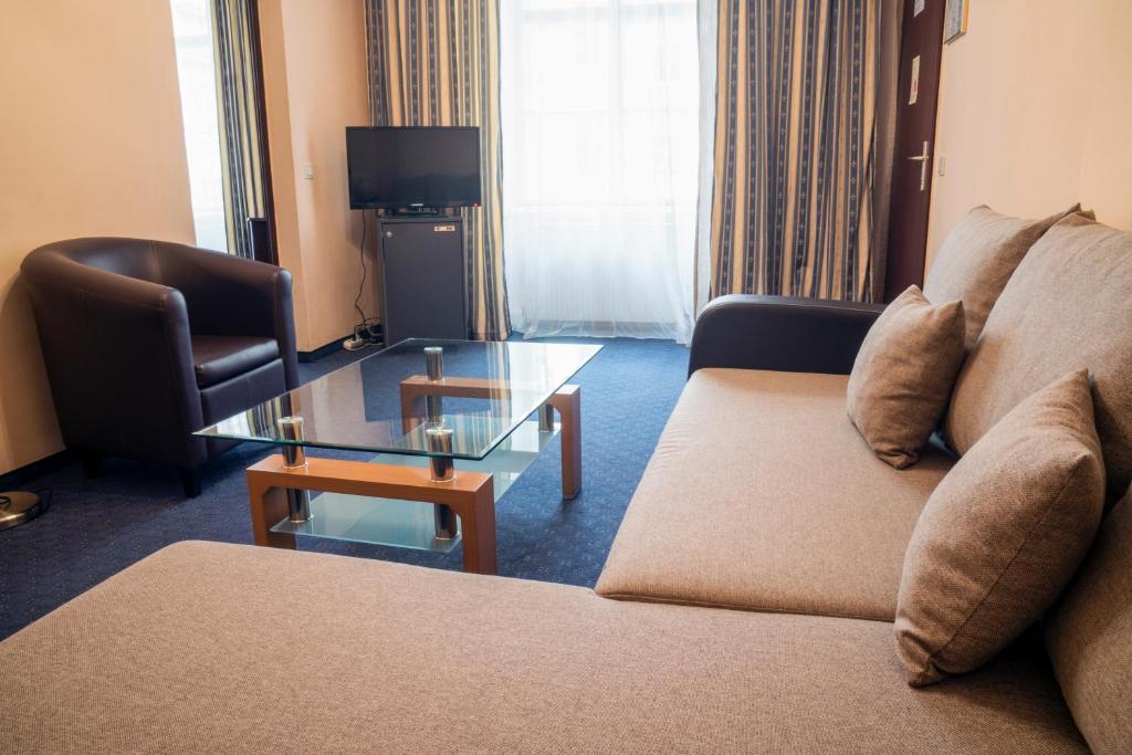 Posezení v ubytování Hotel Bajazzo