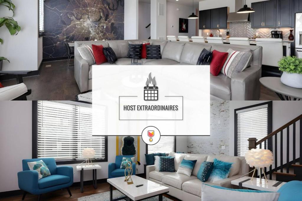 Two Townhomes- Rooftop Lounge- Hot Tub- City Views, Nashville (updated ... - High-Rise Luxury Townhouses With Private Hot Tubs On The Rooftop