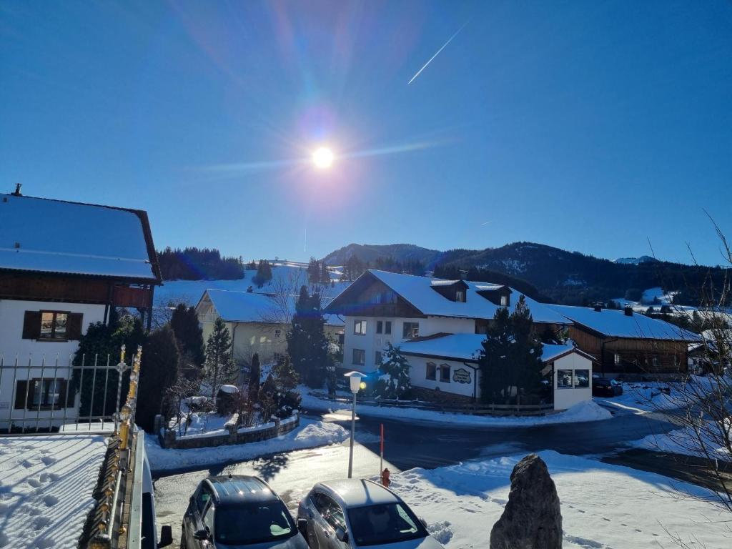 Nespecifikovaný výhled na hory nebo výhled na hory při pohledu z apartmánu