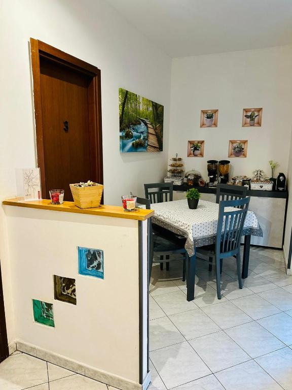 Kuchyň nebo kuchyňský kout v ubytování B&B Sophie