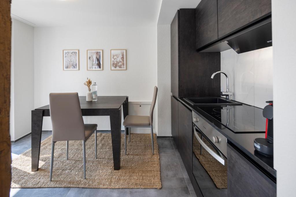 Kuchyň nebo kuchyňský kout v ubytování Klara 1034 - Olma, Spital, Uni St- Gallen
