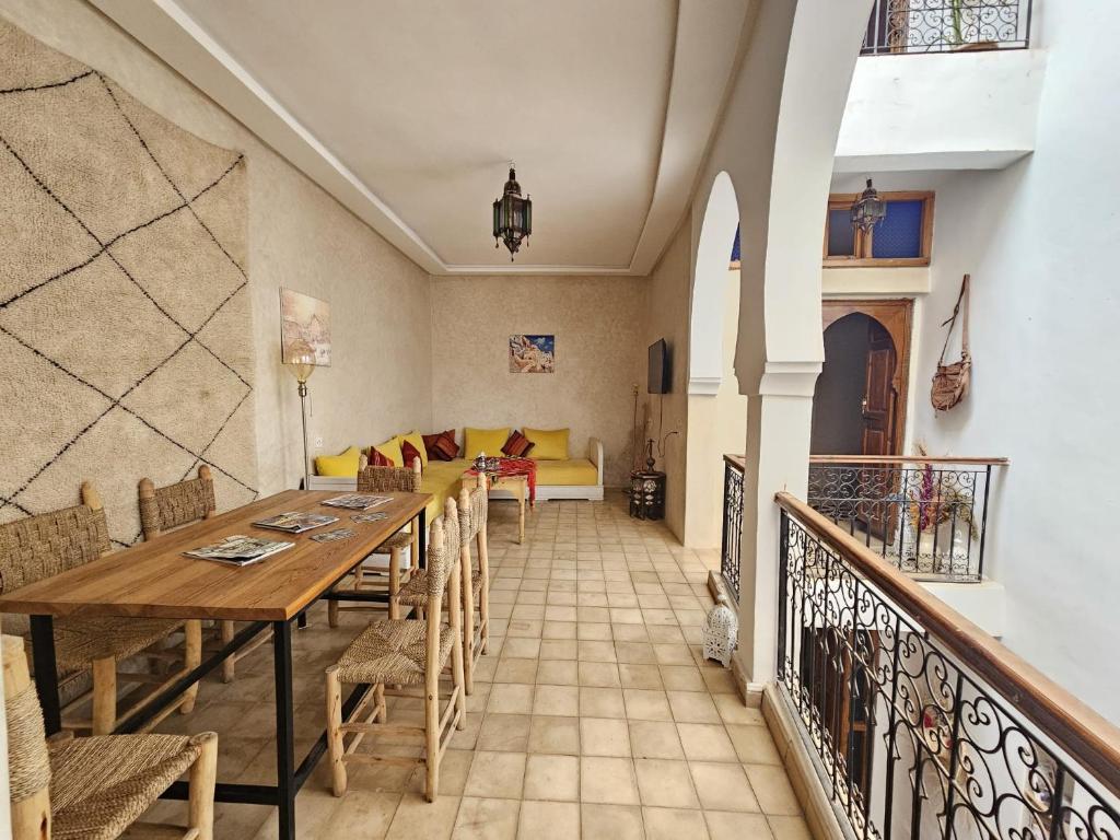 Posezení v ubytování Riad Córdoba