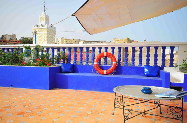 Balkón nebo terasa v ubytování Riad Safi - maison historique
