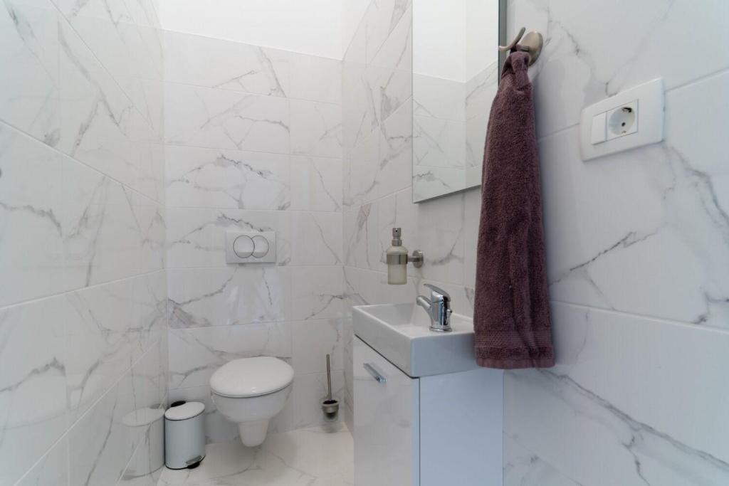 Koupelna v ubytování Apartments Lux 2