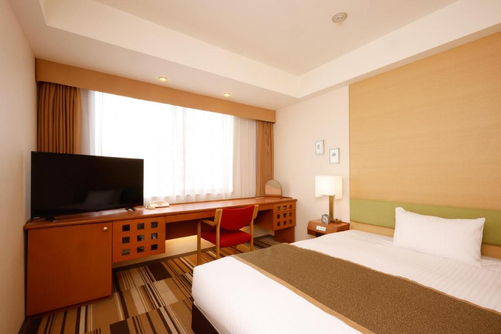 TV a/nebo společenská místnost v ubytování Hotel the Lutheran