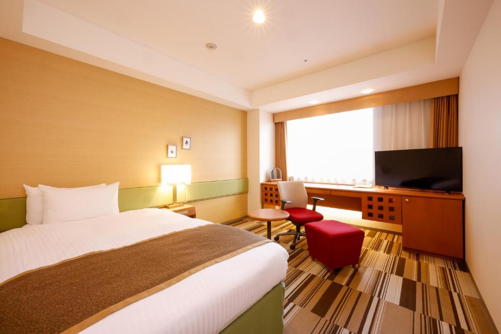 TV a/nebo společenská místnost v ubytování Hotel the Lutheran
