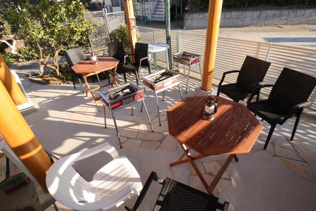 Balkón nebo terasa v ubytování Friendly Guest House Kawakin