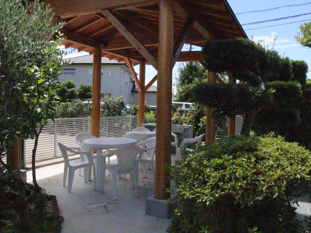 Zahrada ubytování Friendly Guest House Kawakin