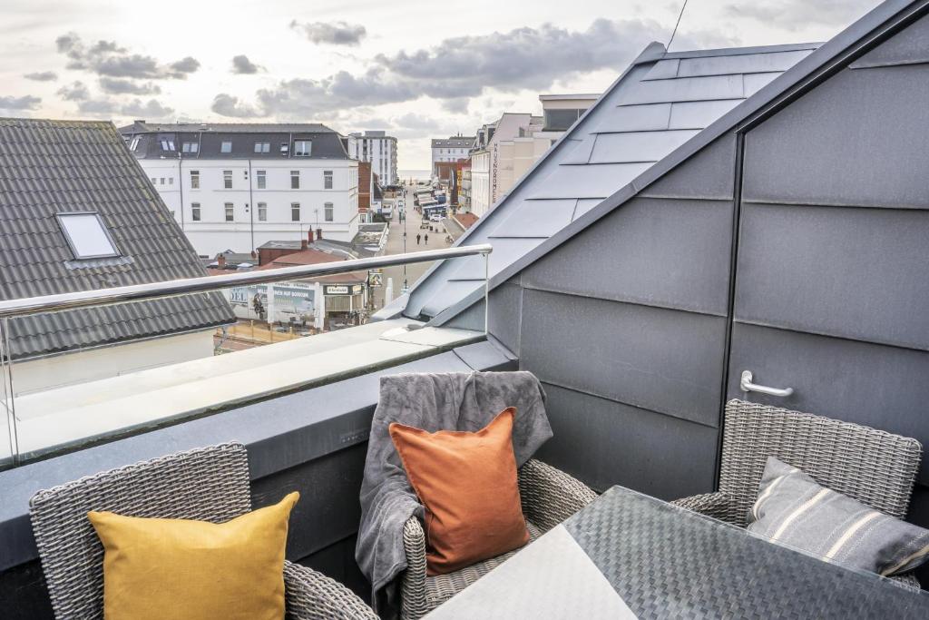 Istumisnurk majutusasutuses InselLoft Wohnung 5
