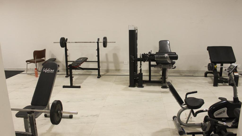 Fitness centrum a/nebo fitness zařízení v ubytování STEPiNN - Ess Kay Ess Villa