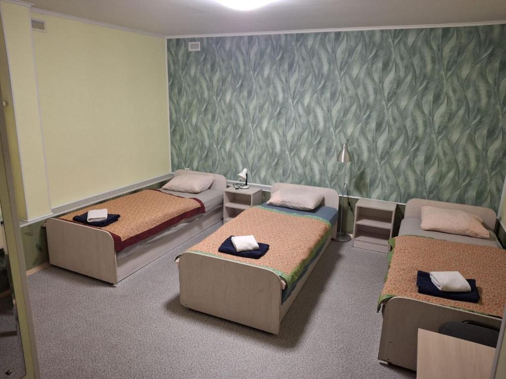 Postel nebo postele na pokoji v ubytování Idilė Bed & Breakfast - Visaginas