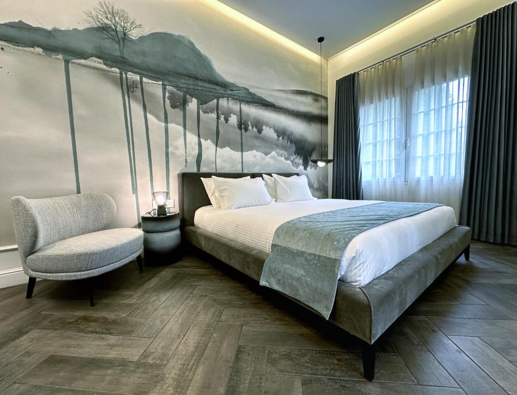 Postel nebo postele na pokoji v ubytování 10 Stories Hotel