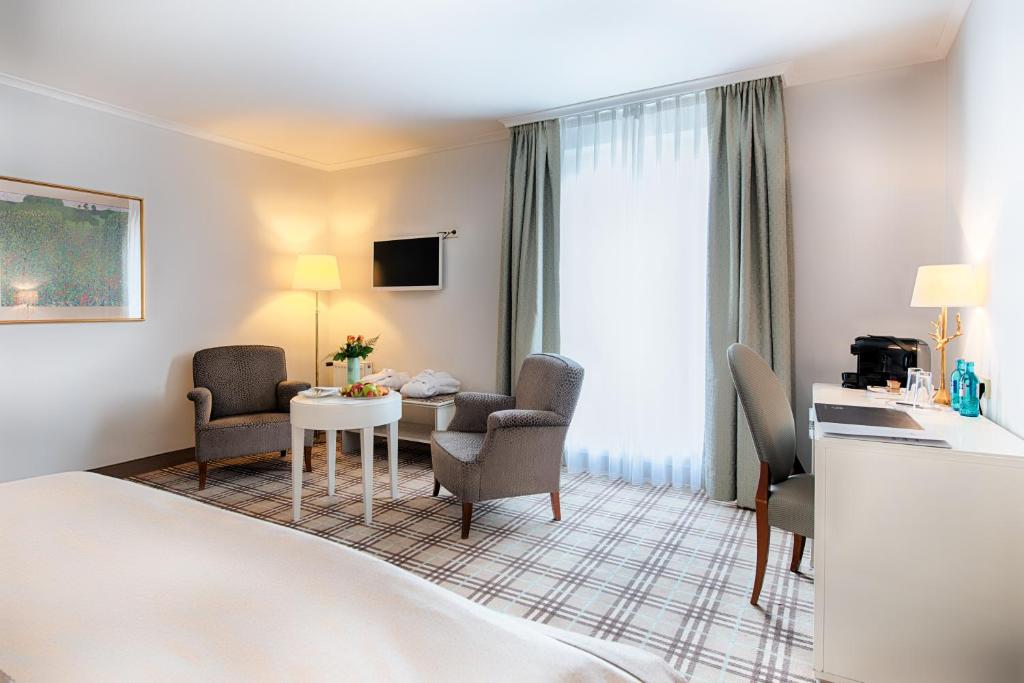 TV a/nebo společenská místnost v ubytování Hotel SchreiberHof