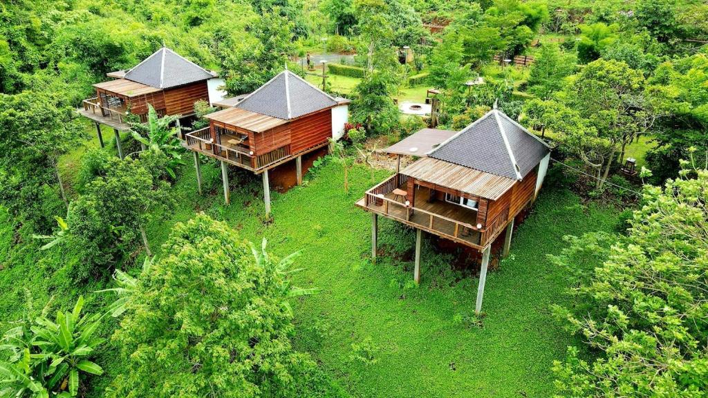 Κήπος έξω από το Valley Lodge