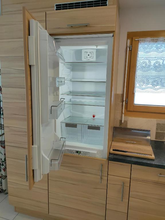 Kuchyň nebo kuchyňský kout v ubytování Studio au pied de la télécabine, SaastalCards Saas-Fee