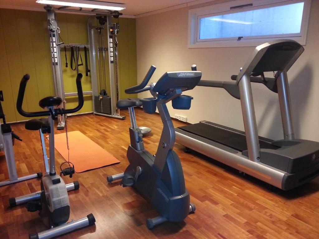 Fitness centrum a/nebo fitness zařízení v ubytování Hotel Refsnes Gods - by Classic Norway Hotels
